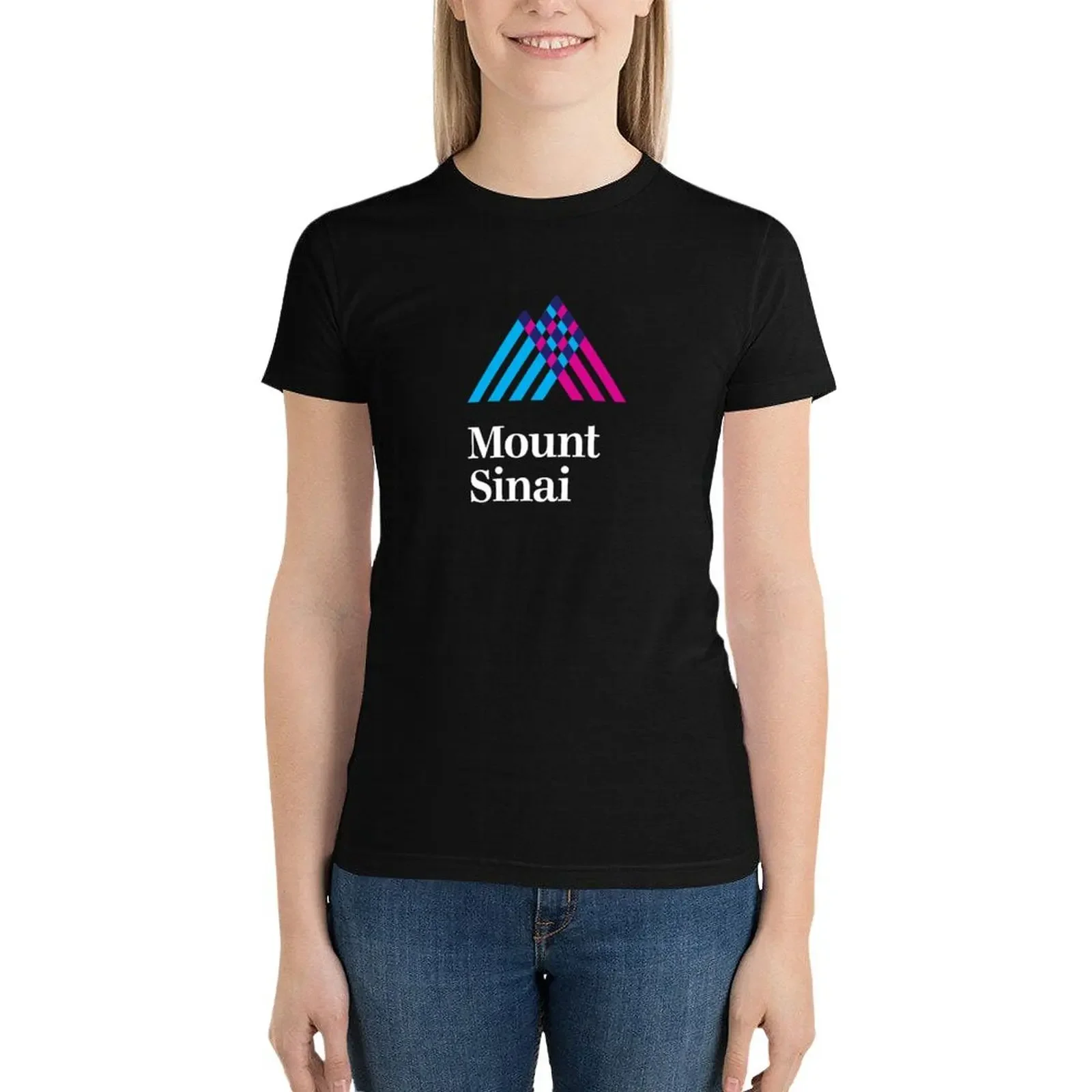 Mount Sinai H-ealth Systems T-Shirt anime clothes Aesthetic clothing spring clothes Women 2024