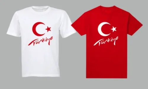 Turkish Flag Turkey Men T-Shirt Star Crescent Gift Short Sleeve Casual Oversized T Shirt