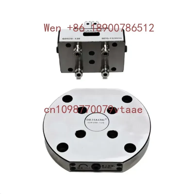 Dejia GDS78-128 Small Manual Alloy Steel CNC Self Centering Vise 20KN Clamping Force for 5 Axis CNC Milling/Lathe Workholding