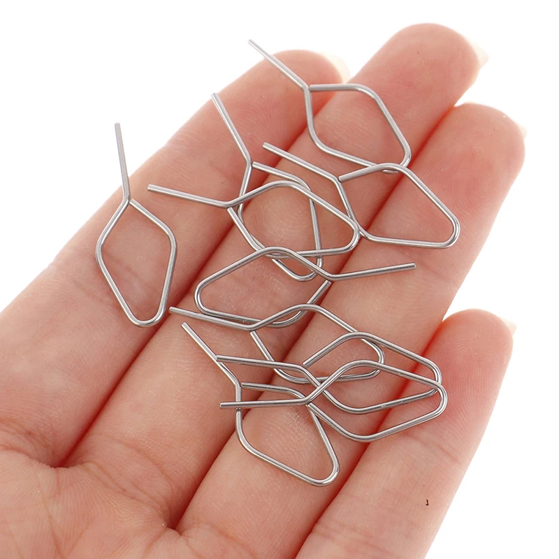 New! 10Pcs Universal Metal Phone Sim Card Tray Pin Eject Removal Tools Needle Opener Needle Opener Ejector - view 3