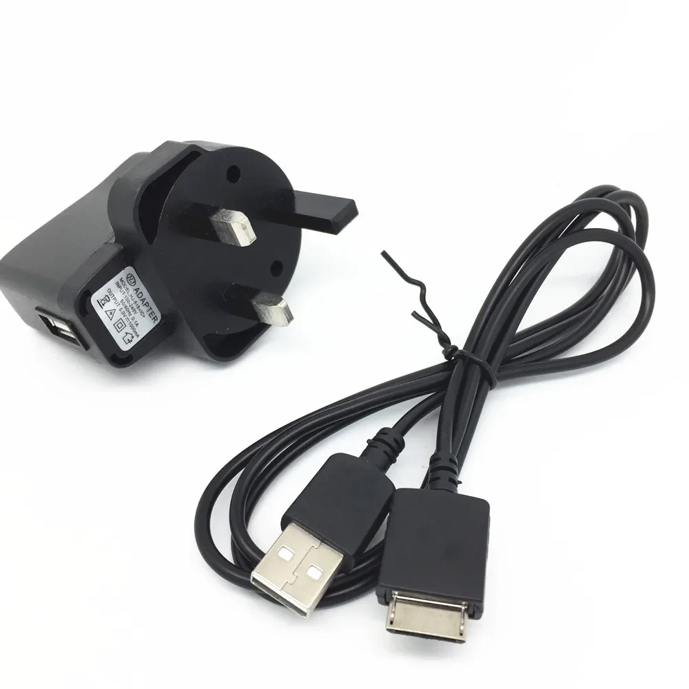 USB Battery Wall Charger+data CABLE for SONY Walkman MP3 NW-A808/S NWZ-A815NWZ-A816 NWZ-A818 NW-A820 NWZ-A826 NW-A828