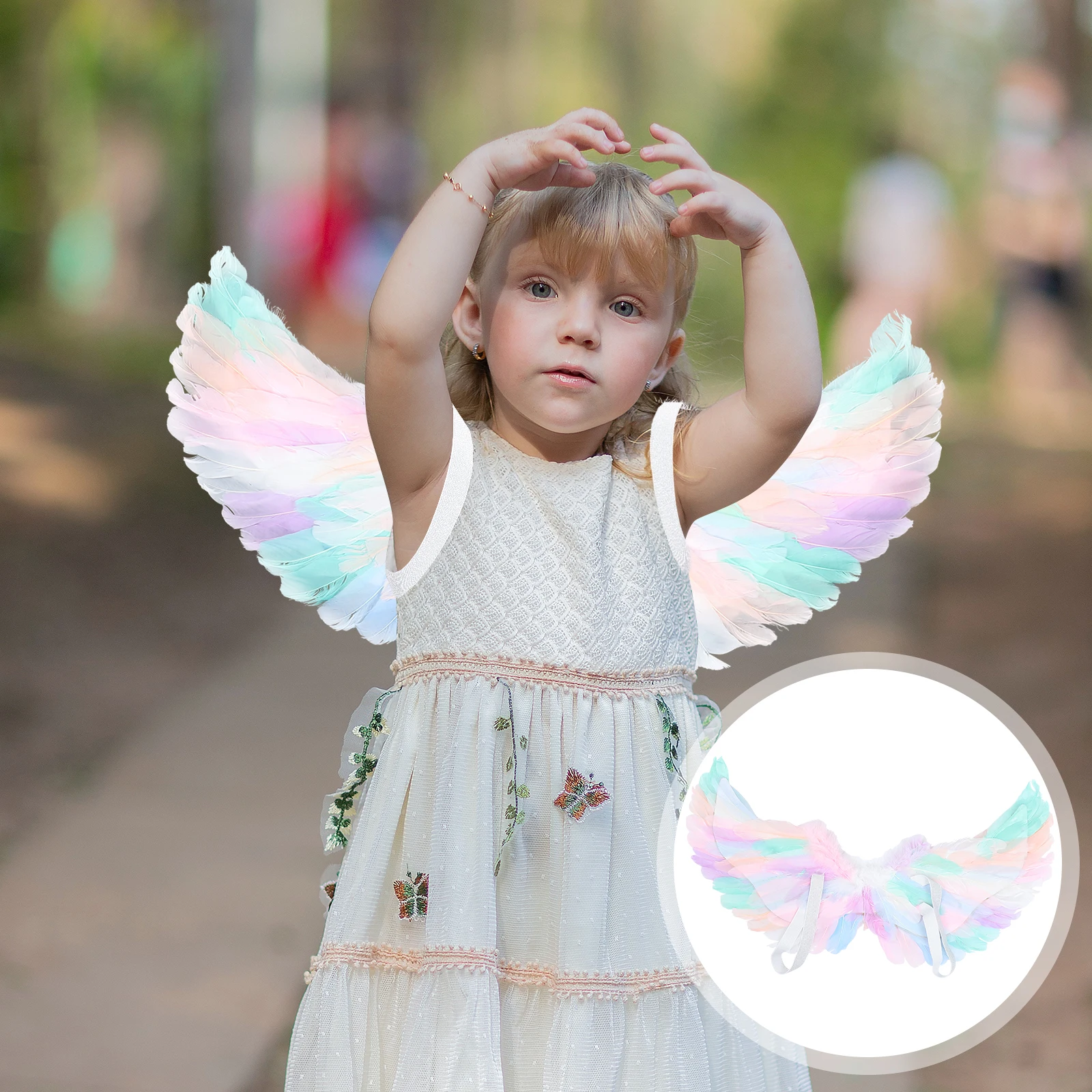 

Colorful Props Plume Wing Costume Accessories for Kids Adults Christmas Performance Party Decorations