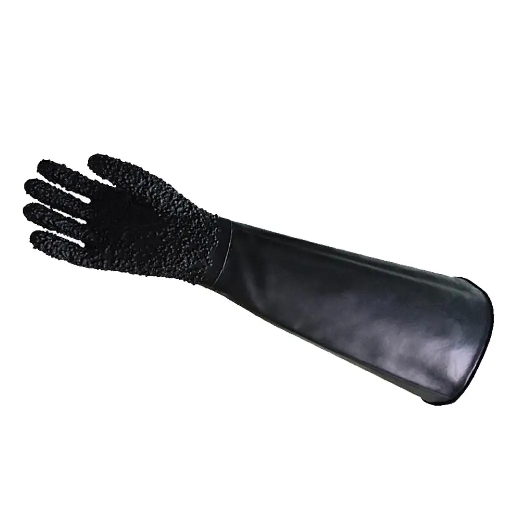 

68cm/27'' Right Abrasive Gauntlet Gloves for Sandblasting Sand Blasting Tool