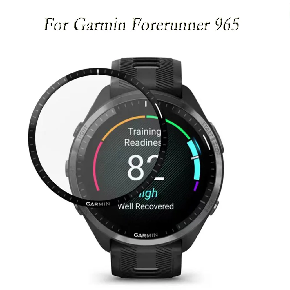 1/5pcs 3D Protective Film For Garmin Forerunner 965 Watch Soft Clear Composite Protective Film Full Screen Protector Not Glass