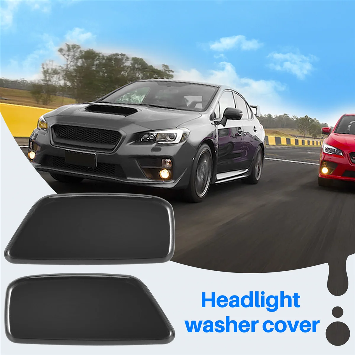 غطاء فوهة المصباح الأمامي لسوبارو فورستر ، أو غسالة ، أو رذاذ ، scio ، 86636030 ، 86636SC020 ، زوج واحد