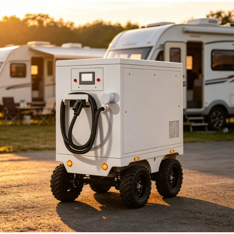 Customized 106kWh Remote‑Controlled Mobile EV Charging Station CCS/GB/Type1/Type2 Multi‑Interfaces Pure Sine Wave