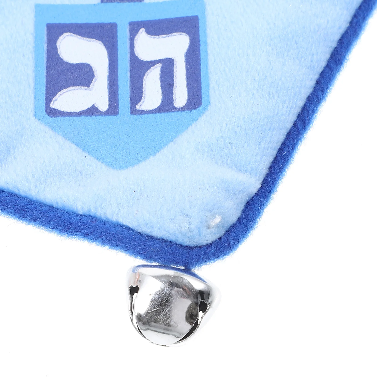 

Happy Hanukkah Pet Bandana Triangle Scarf for Dogs Cats Decorative Puppy Bib with Bell Charm Festive Holiday Accessory Washable