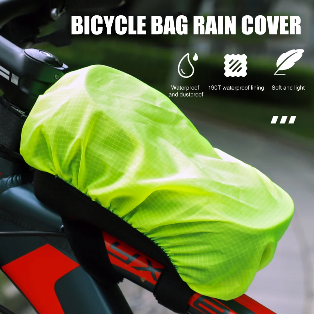 Waterproof Front Tube Saddle  Rain Cover Bike Seat Rain Cover Bike Cushion Seat Protector Cycling Accessories