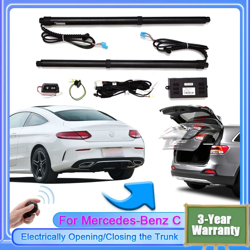 For Mercedes Benz C W205 2014~2024 Vehicle Electric Tailgate Lift for Trunk Intelligent Opening of Tail gate Soft Close Car Door