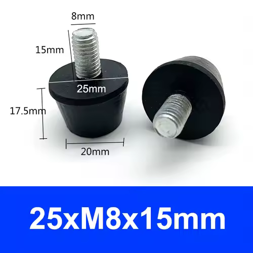 Rubber Adjustable Feet Pad With Screw M6 M8 M10 Table Chair Balck Leveling Foot Pad Furniture Leg Anti-shock Protections - Image 29