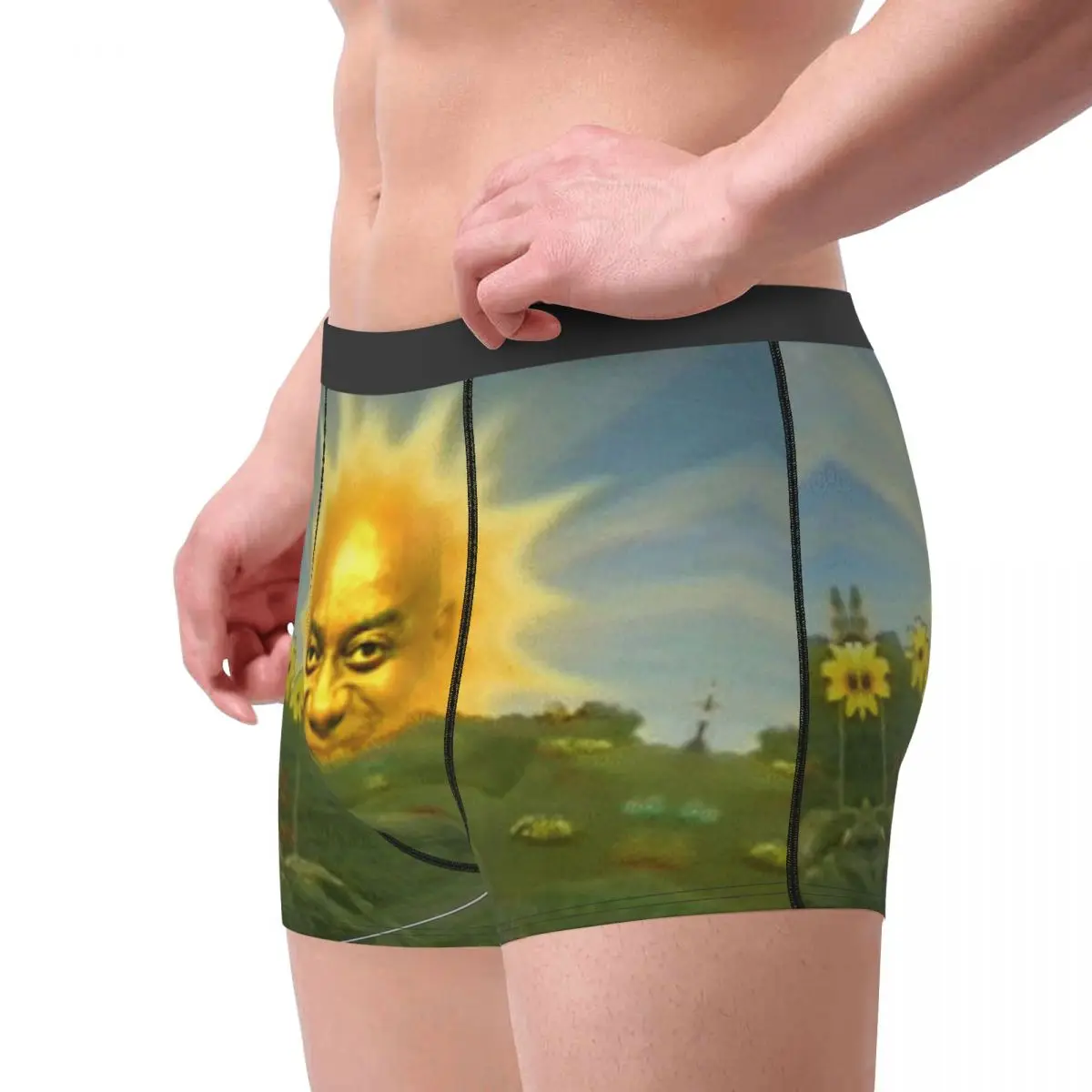 In The Sun Sunrise Ainsley Harriott Meme TV Show Underpants Homme Panties Man Underwear Sexy Shorts Boxer Briefs