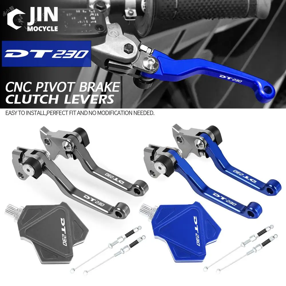 

Dirt Bike CNC Brake Clutch Levers Stunt Clutch Pull Cable Lever Replacement Easy System For YAMAHA DT230 LANZA DT230 1997 -2011