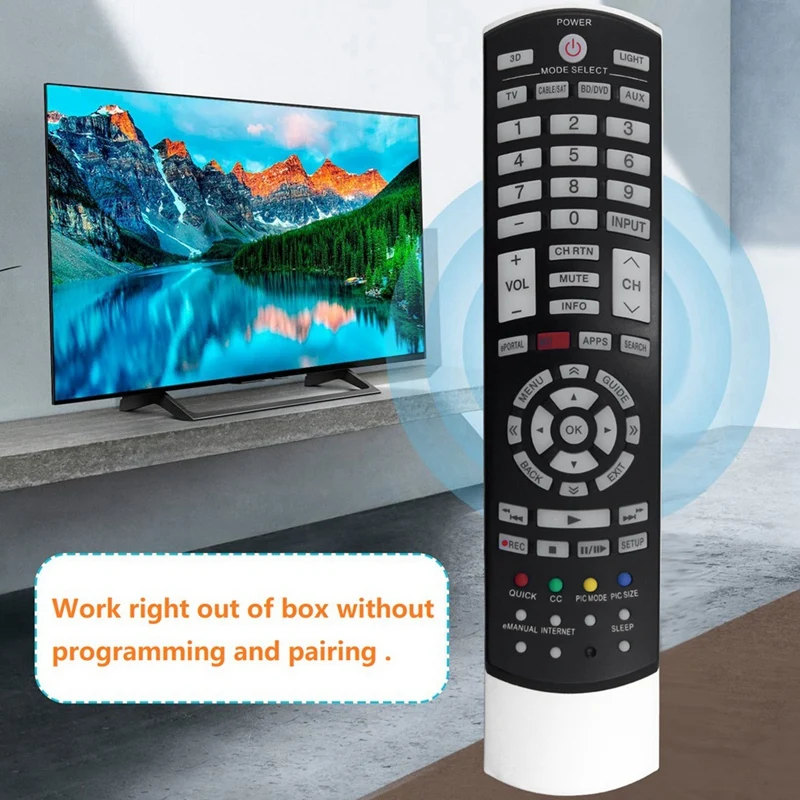 Replace CT-90395 Remote Control For Toshiba 4K Smart Android LED TV Remote Control