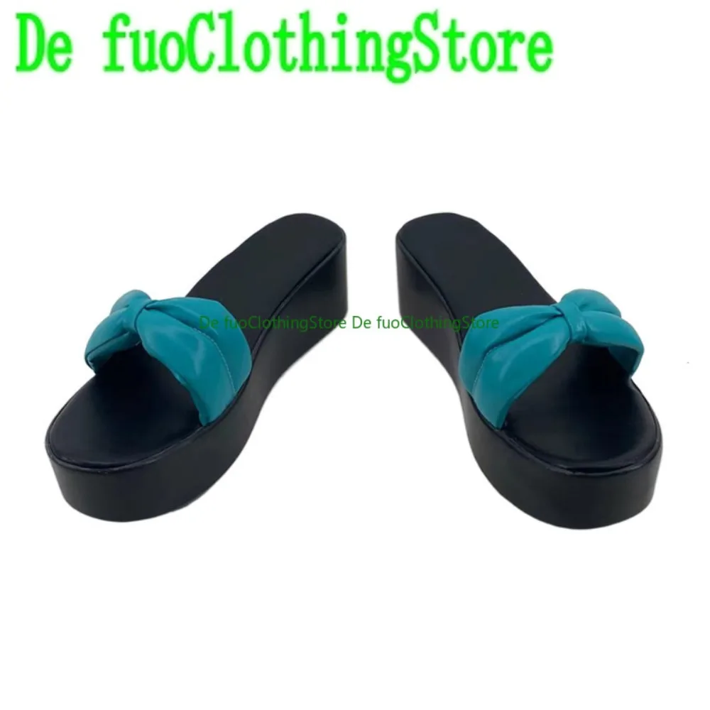 DefuoClothing 블루 아카이브 쿠로미 코스프레 신발 애니메이션 게임 할로윈 의상 파티 소품 신발