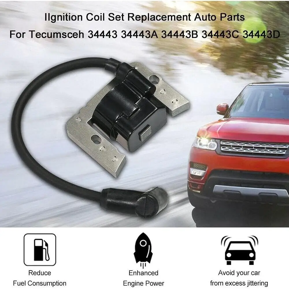 

For Tecumseh 6.75HP and 6.5HP engines Ignition Coil Module For Tecumseh 34443 34443A 34443B 34443C 34443D