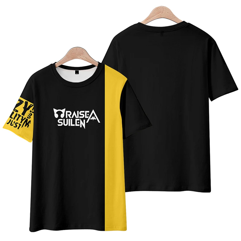 Anime BanG Dream RAISE A SUILEN 3D T Shirt Women Men Summer Crewneck Short Sleeve Funny Tshirt Graphic Tees Streetwear Cosplay