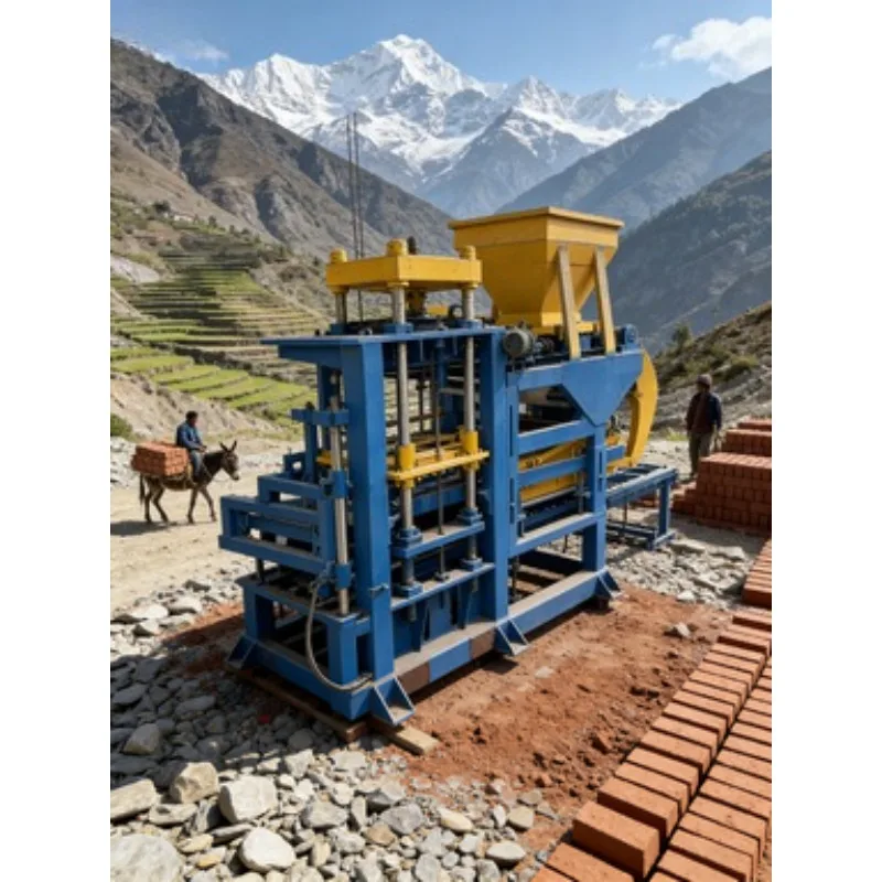 Low Investment Semi-Automatic Brick Making Machine High Profit Block Machine Equipment for Small Business