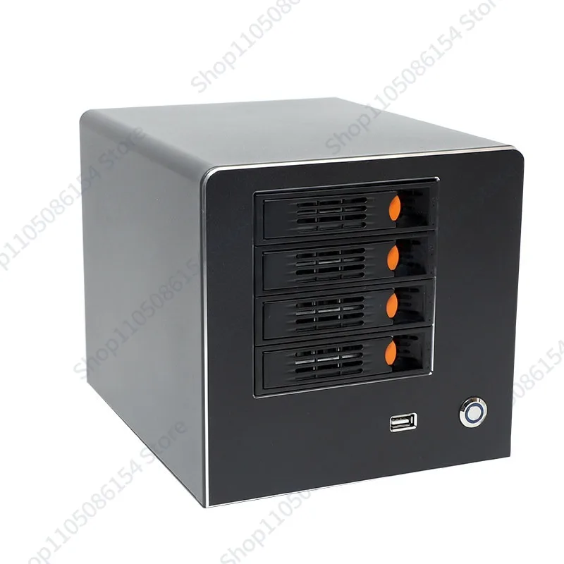 Quad-core Gigabit Ethernet port NAS network disk private cloud storage low power silent itx chassis