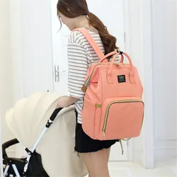 New Foldable Bed Diaper Bag with Changing Station Insulated Pocket and Large Capacity Multifunctional Double Shoulder Mommy Bag