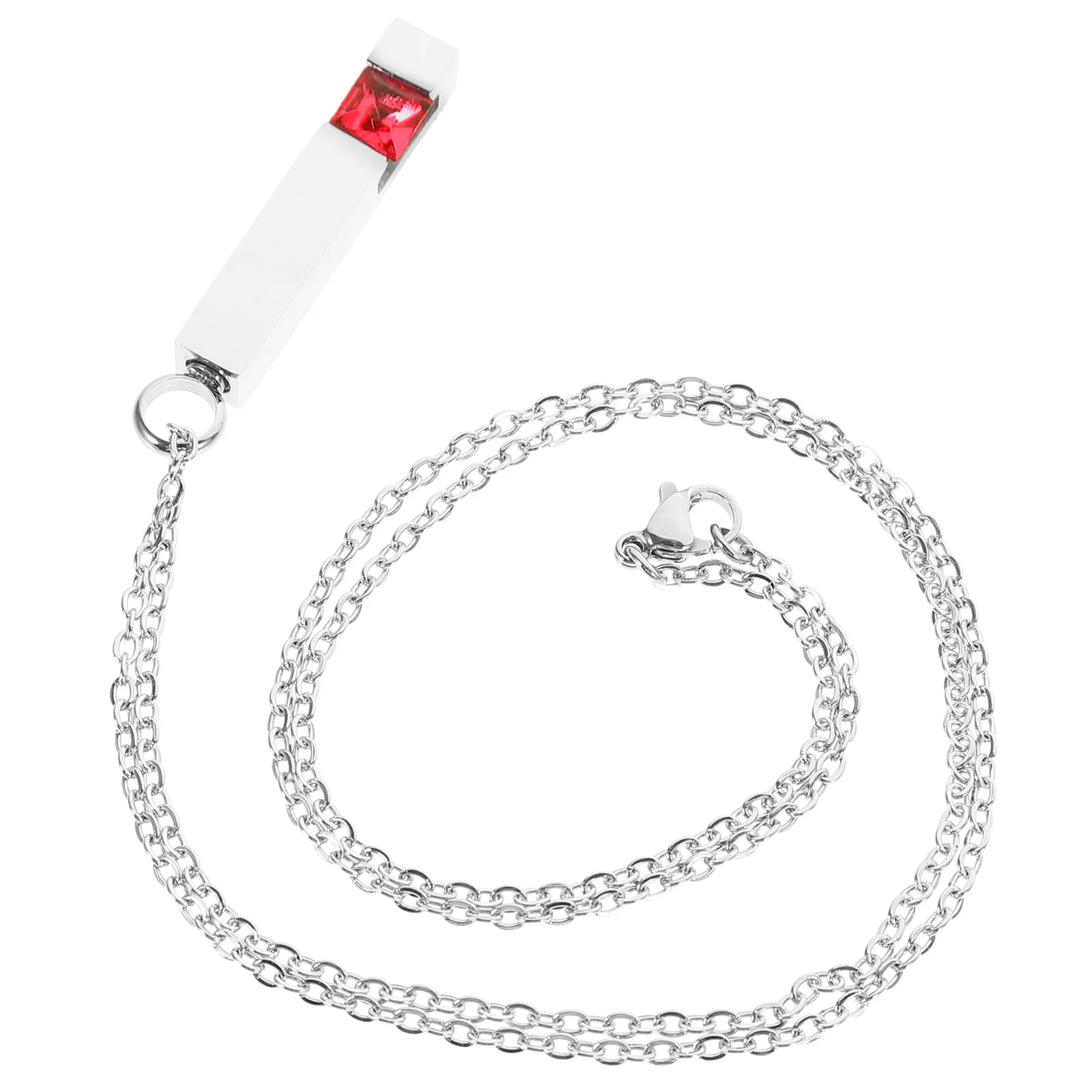 

Stainless Steel Urn Necklace For Ashes Cremation Memorial Keepsake Pendant Openable Design Durable Rust-Resistant For Loved Ones