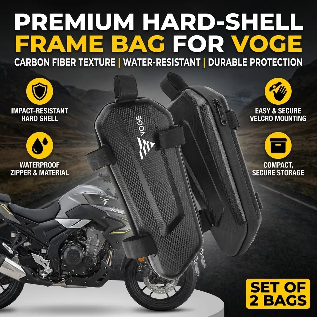 EVA Hard Shell Thickened Fabric Motorcycle Storage Bag Side Bag With LOGO For Loncin Voge 500r 300r 180 300rr 200ac 2017
