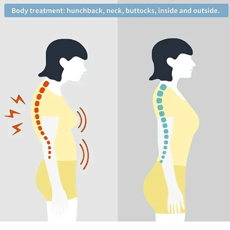 أداة تعديل العلاج بتقويم العمود الفقري اليدوية تفعيل العلاج بتقويم العمود الفقري بندقية الصحة مدلك الأطراف تصحيح المفاصل تدليك التمريض #6