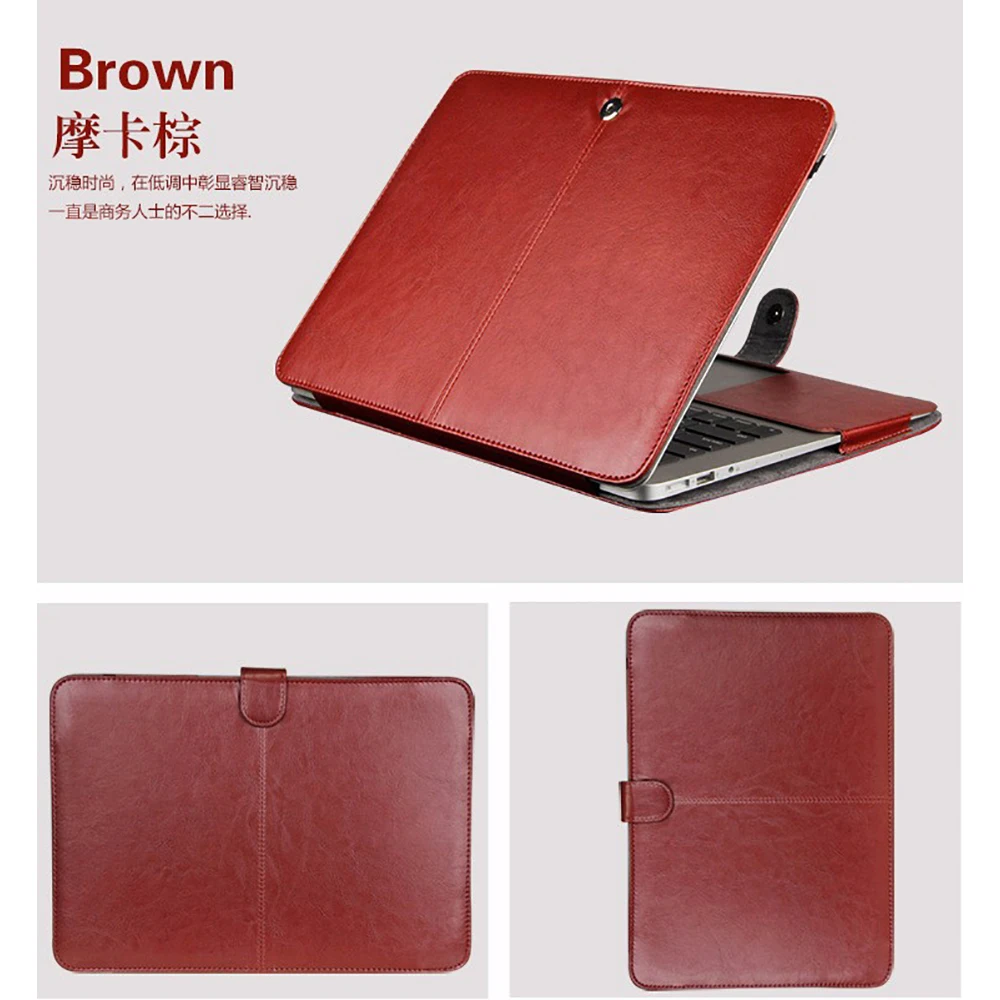 PU Leather Laptop Case Cover for MacBook M1 Pro Chip A2338 13 Inch Air A2337 mac book 11 12 13 2020 15 16 Touch Bar ID 13.3