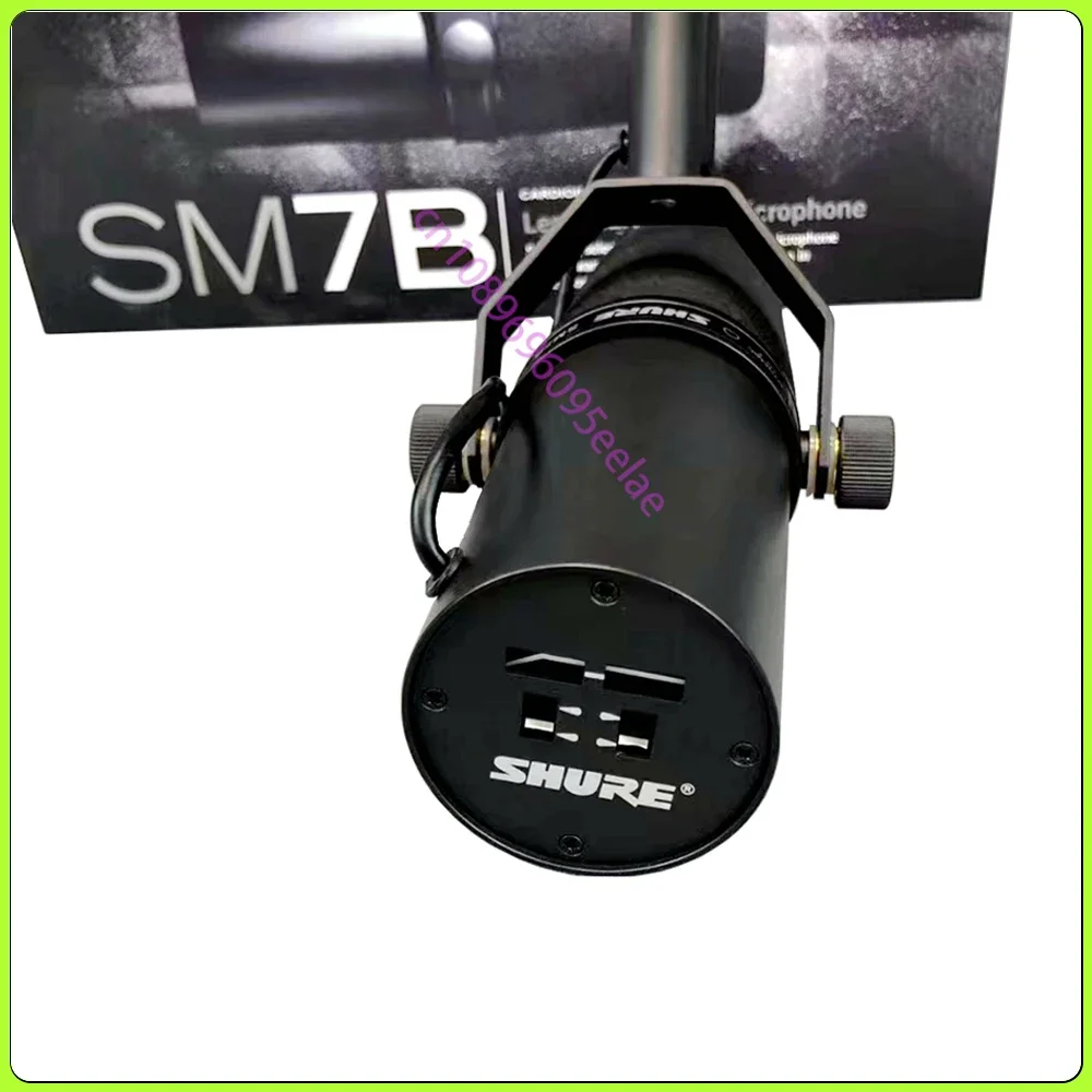 Original SHURE SM7B Cardioid Vocal Microphone Studio Selectable Frequency Microfone Live Recording Podcasting Brocasting