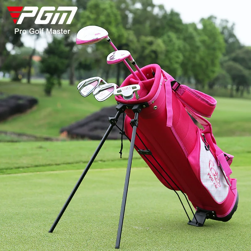 PGM Kids Golf Clubs Set Junior Right Handed Stainless Steel Children Beginners Practice 5pcs Pole with Bag JRTG007 Wholesale