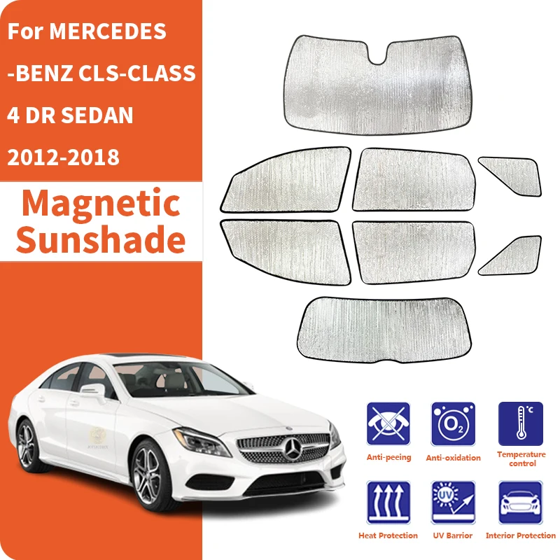 

Car Window Sunshade Anti-UV Car Sun Window Visors Sunshade Covers Accessories For MERCEDES-BENZ CLS-CLASS X218 SEDAN 2012-2018