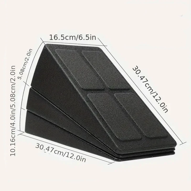 3-Piece Yoga Foam Wedge Anti Slip Wedge Block Leg Stretcher And Fascia Stretcher, Used To Improve Leg Strength Treatment image 5