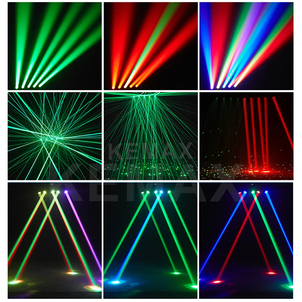 180 واط أضواء DJ DMX512 الدورية تتحرك رئيس شعاع ضوء التحكم الصوتي ديسكو حفلة RGBW المرحلة تأثير لحدث نادي الزفاف #3