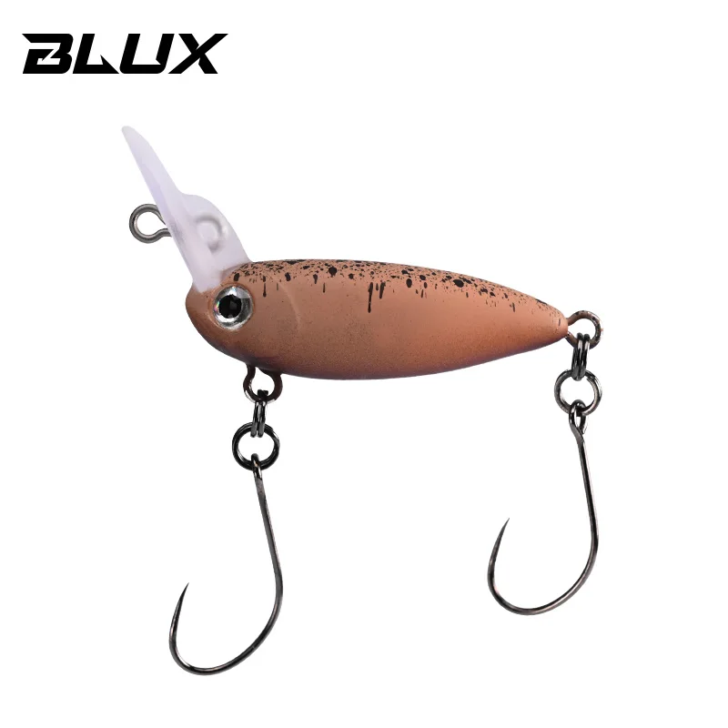 BLUX MANGO S Kurbelköder 2,7 g 30 mm Bereich Forelle UssA Wobbler über dem Kopf Lippe Kurbel Angelköder Süßwasser künstlicher harter Köder