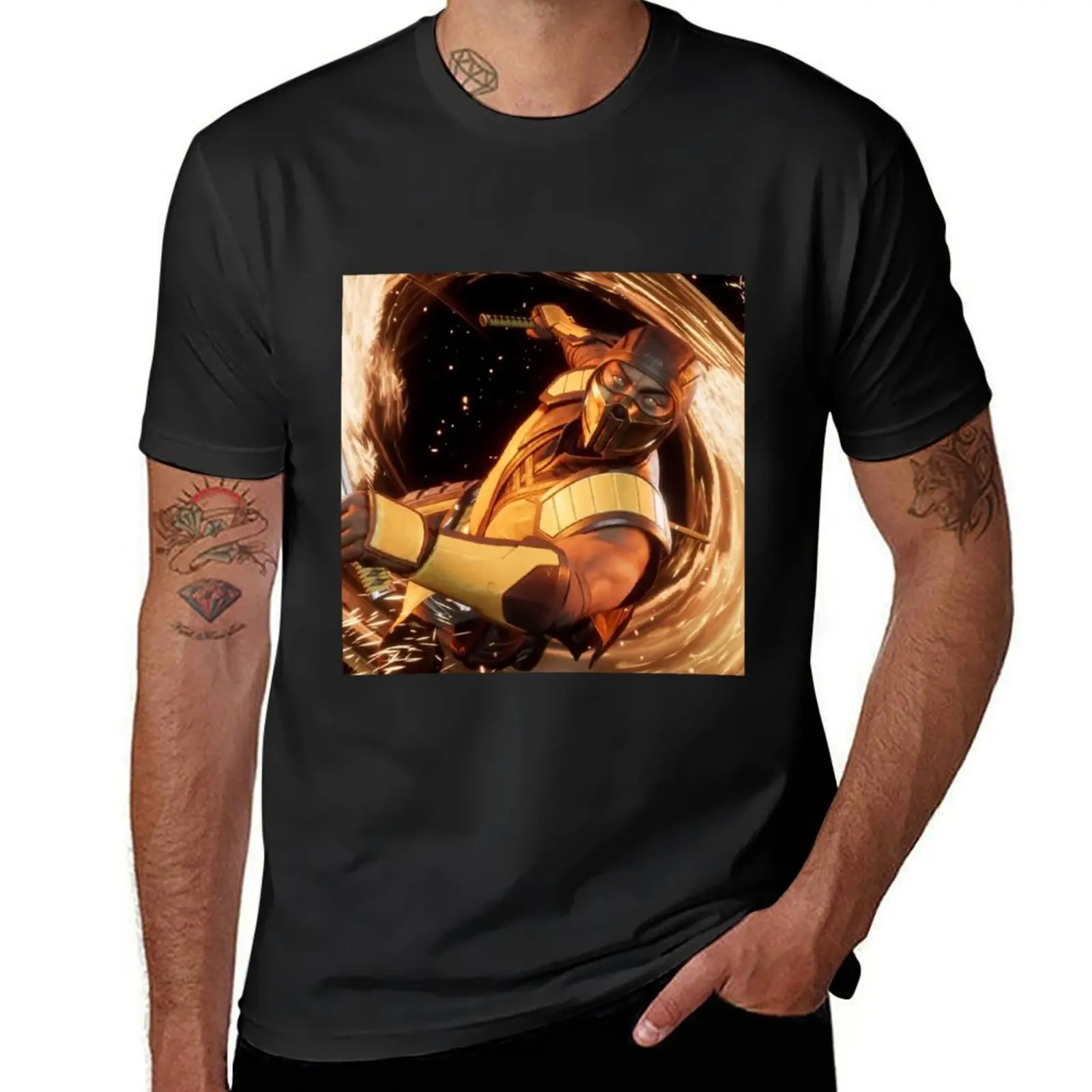 

Scorpion - Get over here! Mortal Kombat T-Shirt Personalized t-shirt anime tshirt cotton man t-shirts mens graphic t-shirts pack