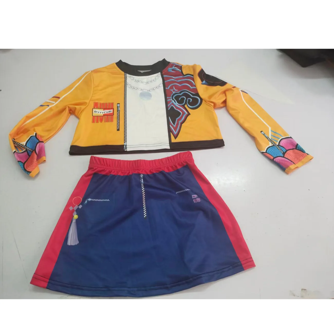 أزياء الهالوين للفتيات زوي KPop شيطان الصيادين أزياء تنكرية للأطفال هنتركس رومي زي أداء المسرح للفتيات من سن 3 إلى 14 سنة #4