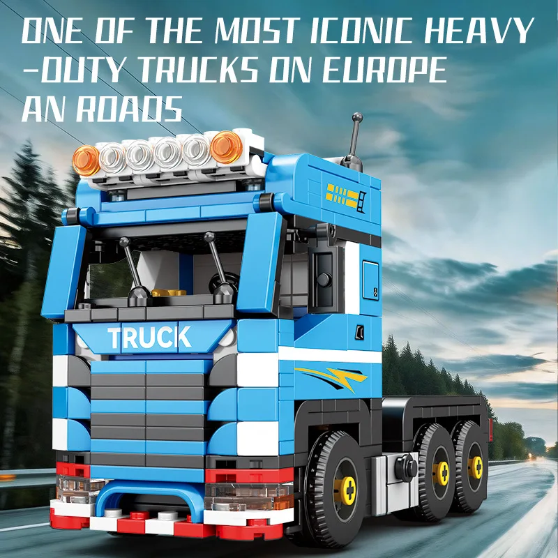 IN STOCK Reobrix 840 MOC Technical Heavy truck Building Blocks Model Vehicle Bricks Assembling DIY Adult Toy Christmas Gift Set