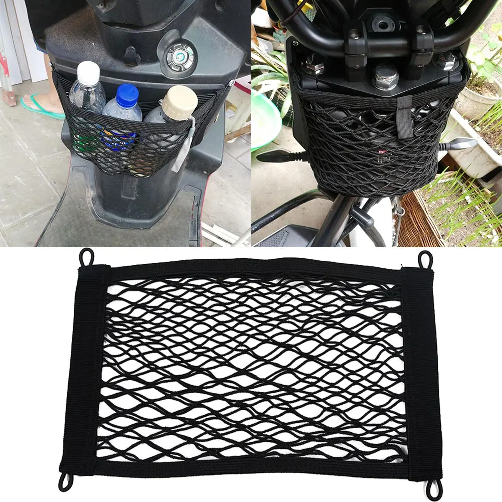 Motorcycle Storage Net Trunk Bag Motorcycle Net Storage Bag Cargo Organizing Motorbike Luggage Hook Hold Bag Cargo