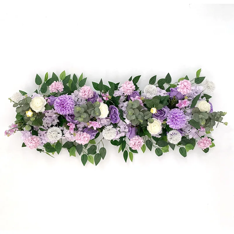 50/100CM Artificial Flowers For Wedding Decoration Rose Flower Arrangement Background Marriage Backdrop Photo Props Flower Wall