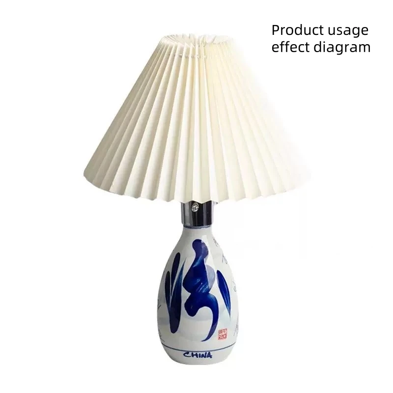 Hotel Light Fitting Bottle Lamp Ceramic Lamp Glass Lamp Handmade Modification Transformation lampshade DIY Table Lamp Lamp Base