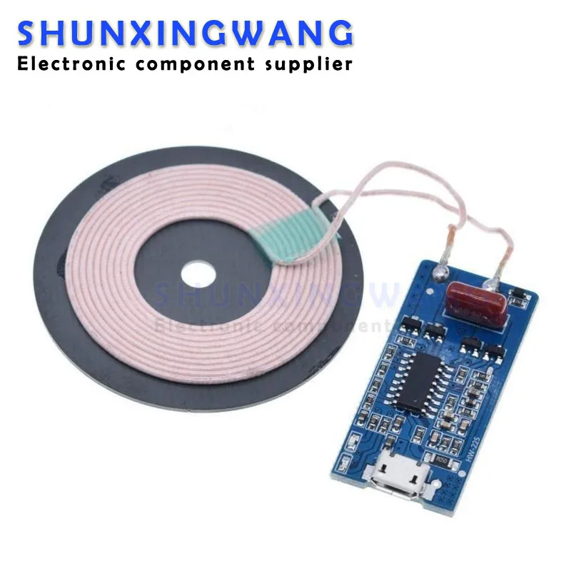 5V 1A wireless power supply/charging 5W wireless charger transmitter quick charge DIY Micro USB