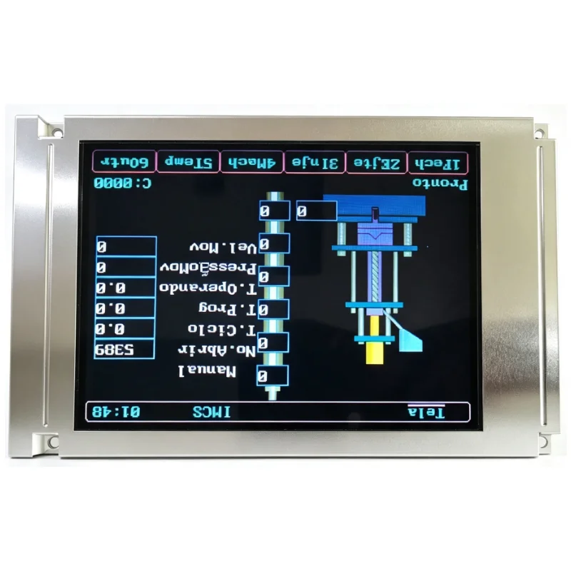 SX14Q001 SX14Q002 SX14Q003 SX14Q004 SX14Q005 SX14Q006 5.7 Inch Industrial LCD Screen H-itachi Control Panel Replacement Display