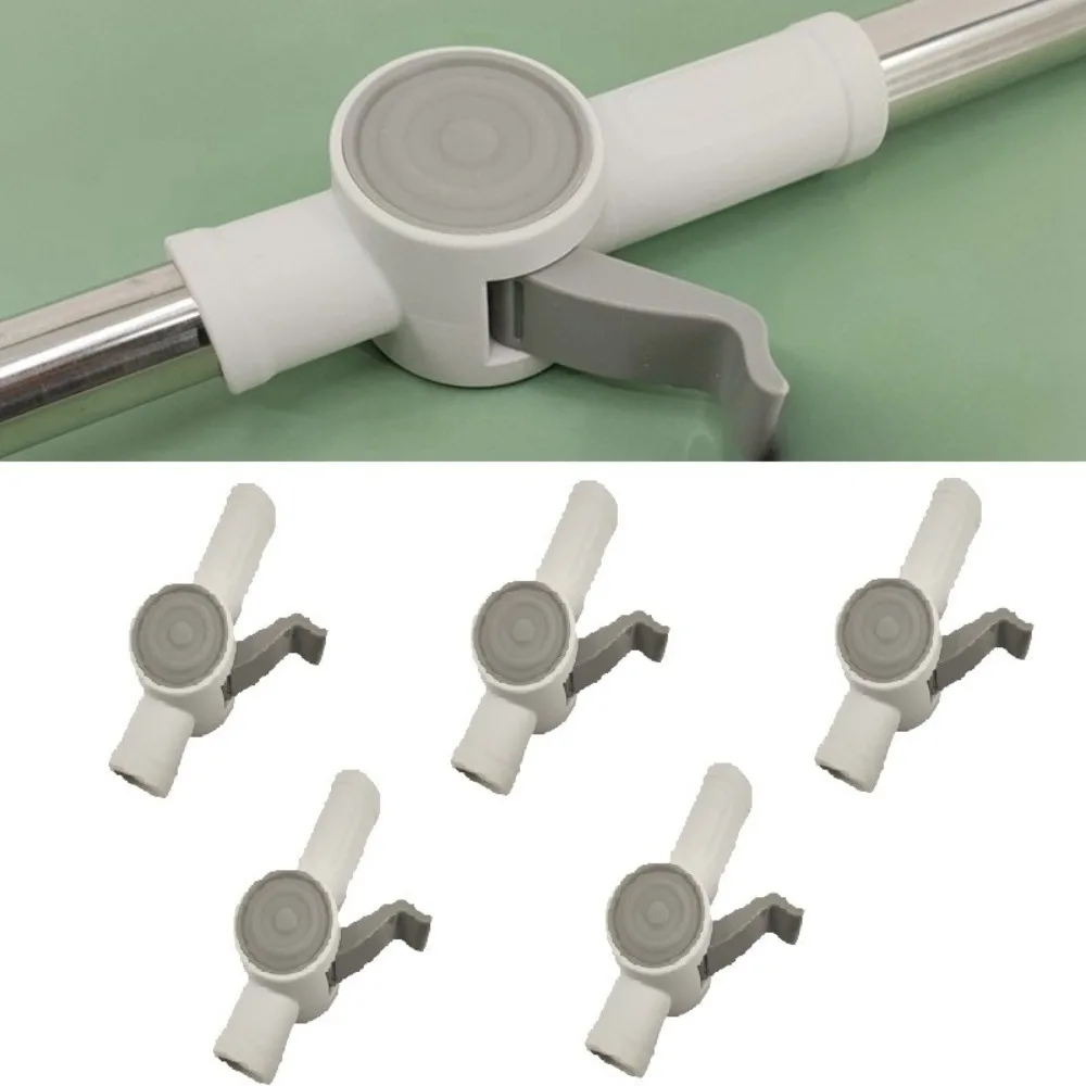 5PCS Universal Mop Pole Locking Buckle Replacement Flip Lever Lock for 22mm Inner 25mm Outer Telescopic Extension Rod Repair