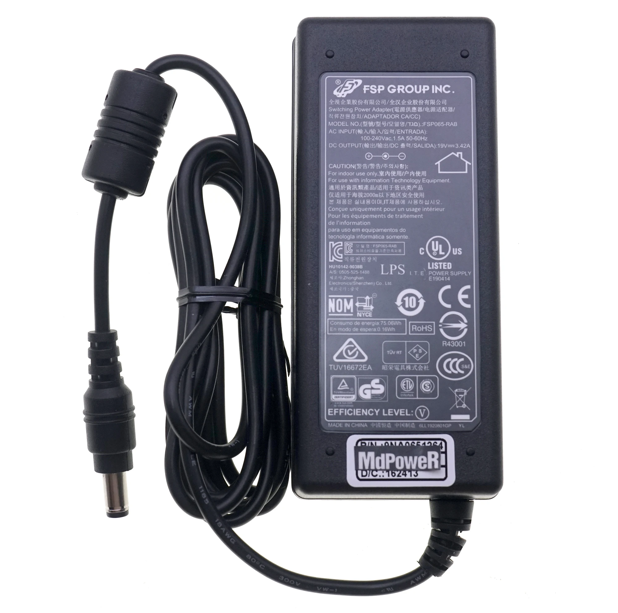 

Новое зарядное устройство переменного тока FSP 19 В 3,42 А 65 Вт для комплекта Intel NUC, блок питания для мини-ПК FSP065-RAB FSP065-10AABA FSP065-RBBN3