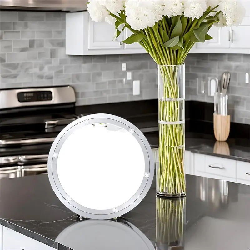 Aluminum Alloy Turntable Bearing For Kitchen Tables-14 Inch Lazy Susan Base Only-Heavy Duty