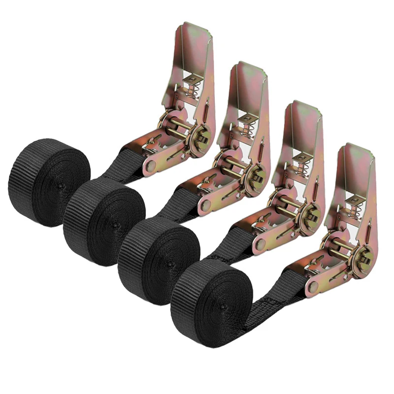 1/2/3/4/6/10 M Truck Straps Cargo Strap High Strength Ratchet Tie Down Hold Cargo Strap