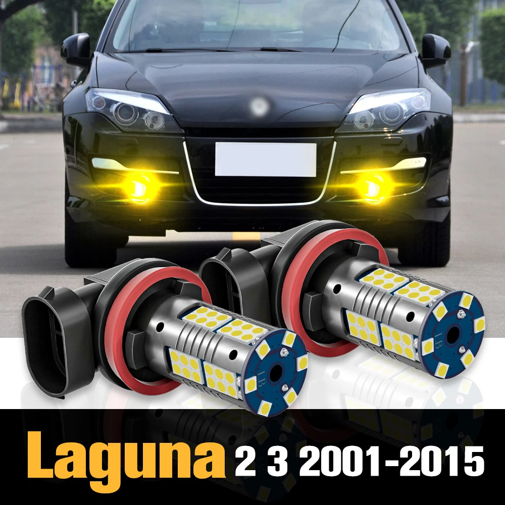 

2pcs Canbus LED Fog Light Lamp Accessories For Renault Laguna 2 3 2001-2015 2005 2006 2007 2008 2009 2010 2011 2012 2013 2014