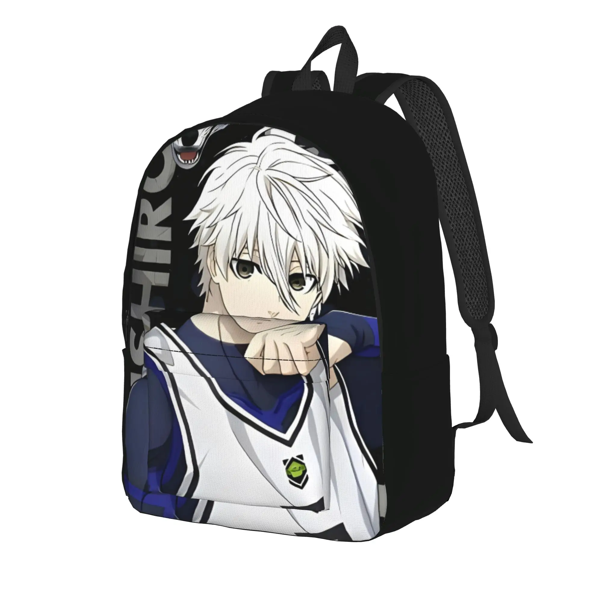Japanese Anime Blues Locks Backpack  Boy Polyester University Backpacks Print Fashion School Bags Rucksack