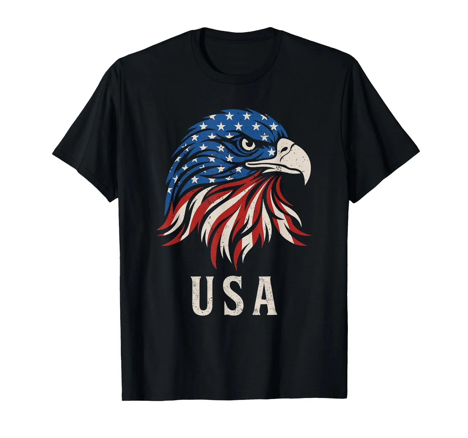 

Retro Independence Day Eagle Graphic Tee for 4th of July