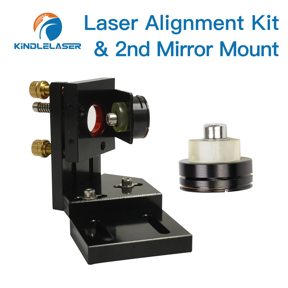 

KINDLELASER 25mm Mirror Mount Adjust Collimate Laser Light Regulator Alignment Kit Set for CO2 Laser Cutting Engraving Machine