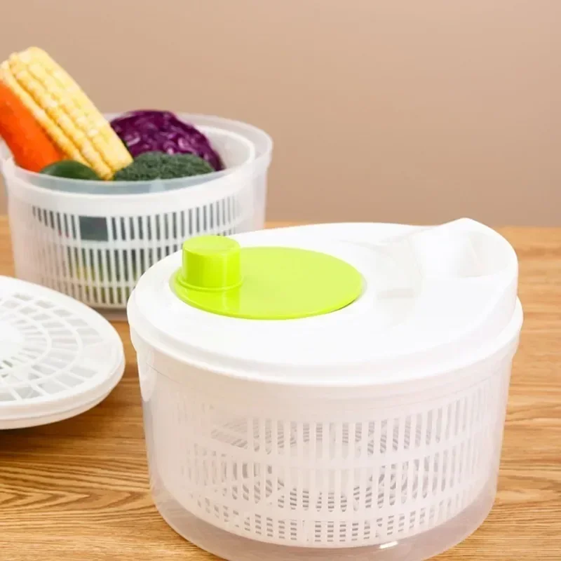 Multifunction Salad Spinner Lettuce Dryer Vegetable Dehydrator Fruit Drain Basket Kitchen Tools for Washing Strainer Vegetables